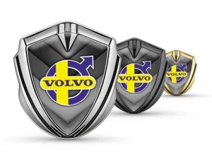 Volvo Metall Kuppel Emblem Minimaler Stil Universell